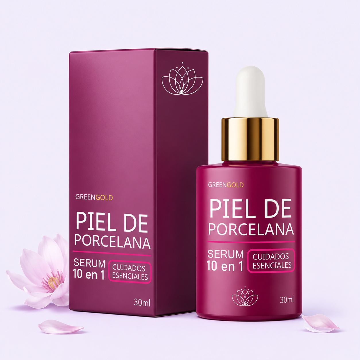 Adiós manchas, Piel radiante - Sérum Piel de Porcelana