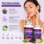 Te Rejuvenece la Piel Desde Adentro - X2 Resveratrol NAD