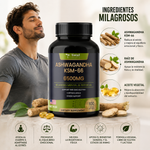 Te Ayuda a Manejar el Estrés y el Ánimo - Ashwagandha KSM-66 Total Health