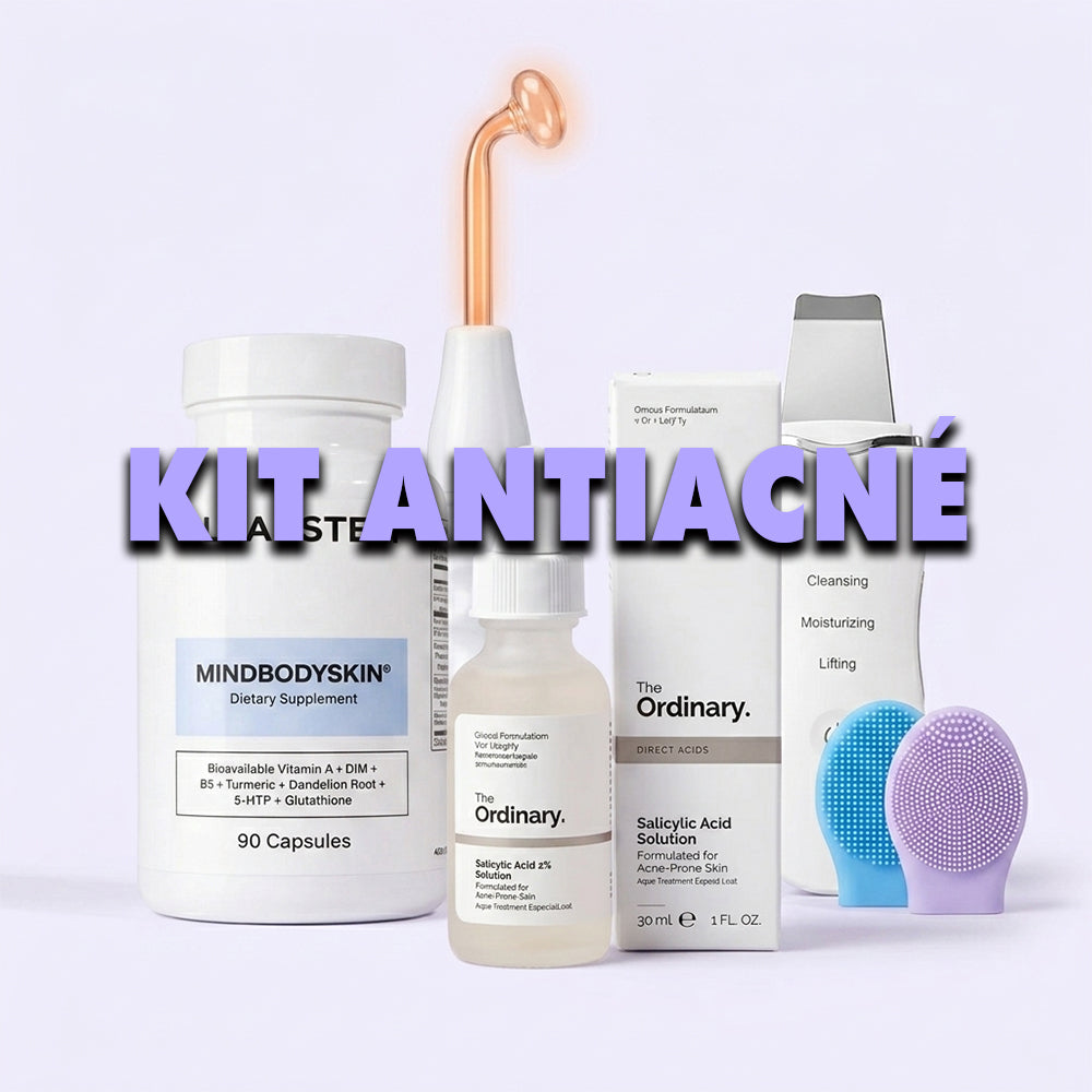 Kit Antiacné: Niacinamida + Ácido Salicílico + ClearStem + Espátula Ultrasónica + Alta Frecuencia