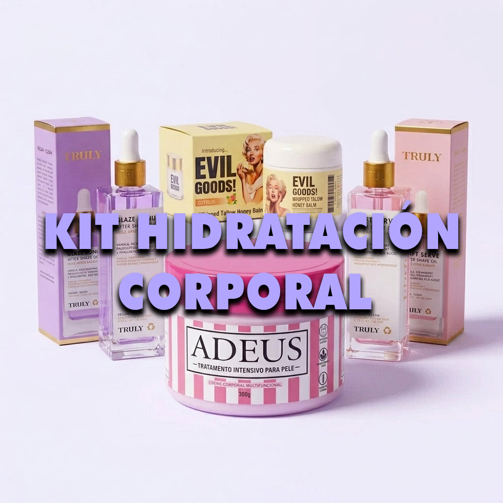 Kit Hidratación Corporal: Crema Diaria + Aceite Sellador + Bálsamo de Tallow para Zonas Extremas