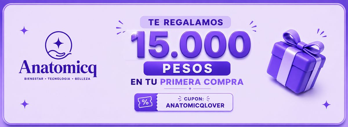 Te regalamos 15.000 pesos en tu primera compra con el cupon ANATOMICQLOVER