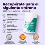Glutamina Glutamax EliteMax 350g: 5.000 mg de glutamina con vitamina C