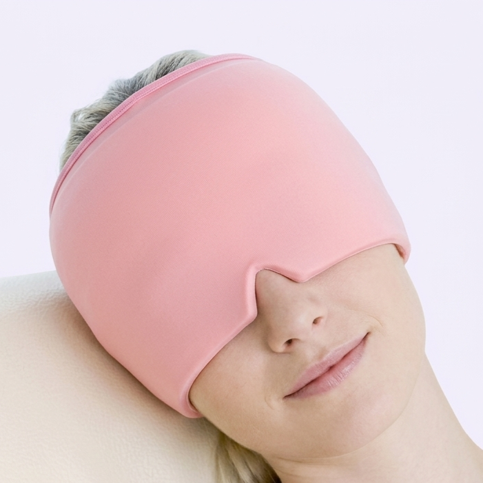 Calma tu migraña en minutos - Gorro de Gel Frío y Calor