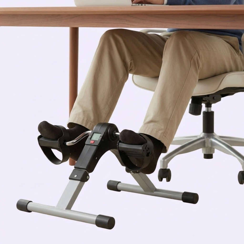 Ejercítate mientras trabajas o descansas - Mini Bicicleta Pedalera Portátil