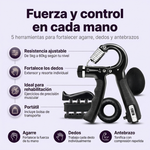 Fortalece tu agarre y dedos desde casa - Kit Ejercitador de Mano 5 en 1