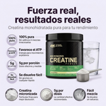 Aumenta tu fuerza y rendimiento muscular - Creatina Micronizada Optimum Nutrition