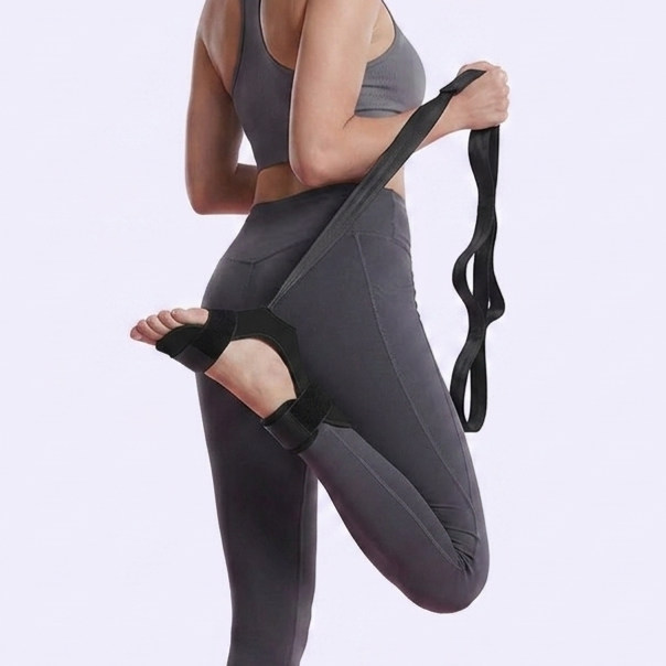 Mejora tu Flexibilidad y Alcanza Estiramientos Profundos - Correa de Yoga para Estiramiento