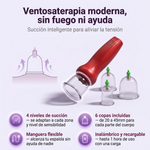 Alivia Tensión y Mejora la Circulación con Ventosas - Ventosas Inteligentes de Succión Ajustable
