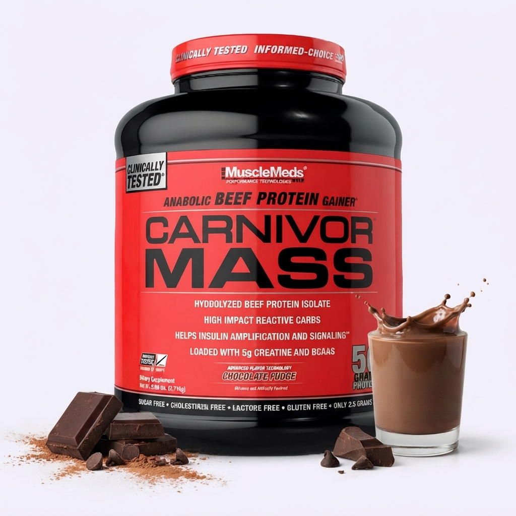 Gana Masa Muscular Limpia con Tecnología iSpike - Carnivor Mass 5.7LB