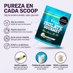 Proteína Aislada Pura para Masa Muscular Magra - Isolate Gourmet Vainilla 5LB