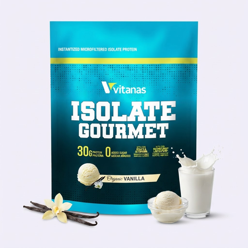 Proteína Aislada Pura para Masa Muscular Magra - Isolate Gourmet Vainilla 5LB