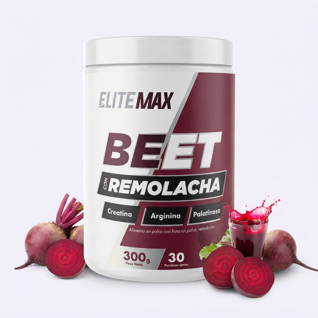 Mejora tu Circulación y Rendimiento con Nitratos Naturales - Beet con Remolacha EliteMax