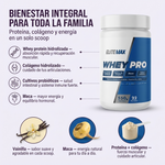 Fortalece tu Cuerpo y Cuida tu Bienestar Integral - Whey Pro EliteMax Vainilla