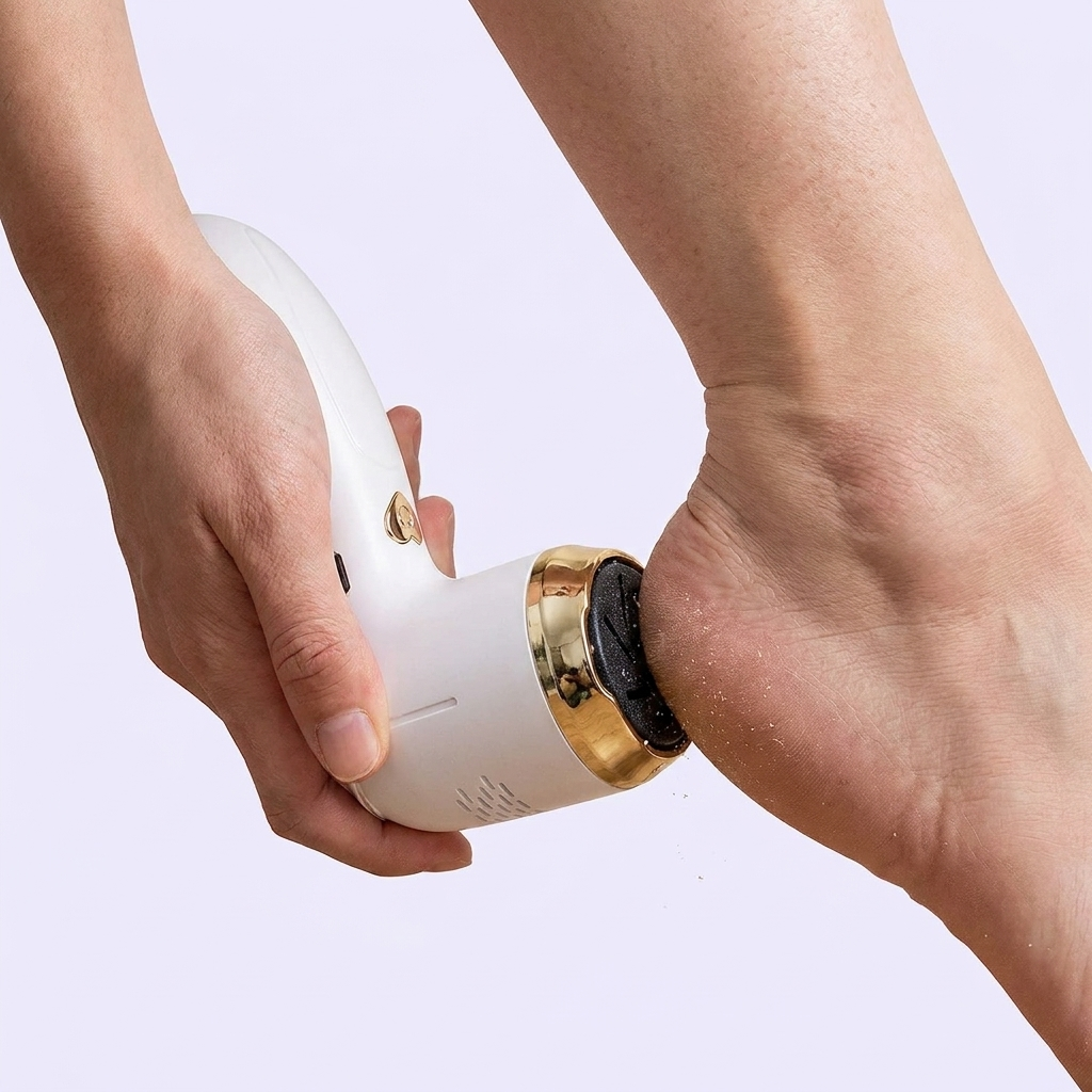 Suaviza tus talones y pies como en una pedicura profesional - Removedor Eléctrico de Callos