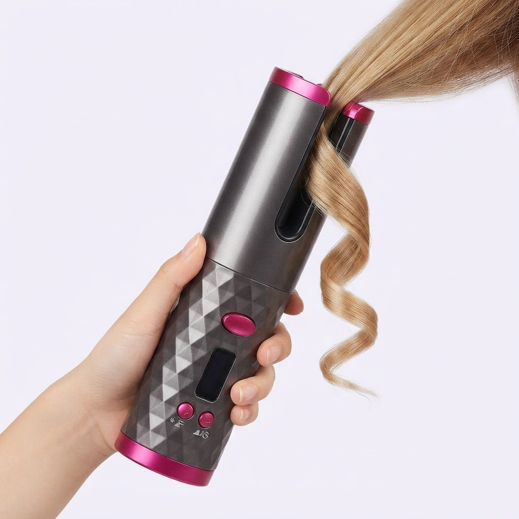 Consigue rizos perfectos sin cables ni espejo - Rizador Automático de Cabello