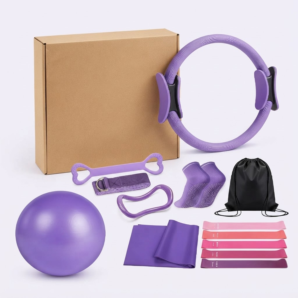 Fortalece, tonifica y estira tu cuerpo con un solo kit - Kit Completo de Pilates y Fitness