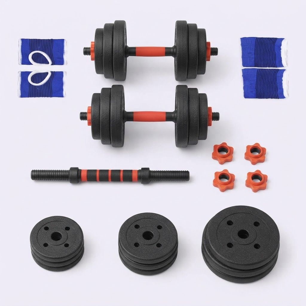 Ajusta el peso a tu ritmo y entrena en casa - Set de Mancuernas Ajustables 20kg