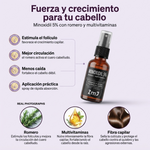 Recupera la densidad y fuerza de tu cabello con Minoxidil 5% - Zamia Minoxidil Spray Original