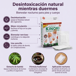 Desintoxica y energiza tu cuerpo mientras duermes - Parches Detox Kinoki x10