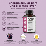 Favorece el envejecimiento saludable de tu piel desde adentro - Suplemento NAD+ para Mujer 26 en 1