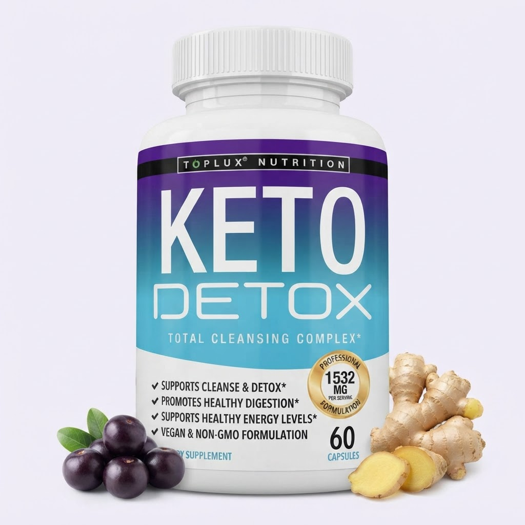 Apoya la limpieza de tu organismo y potencia tu dieta cetogénica - Suplemento Keto Detox TOPLUX