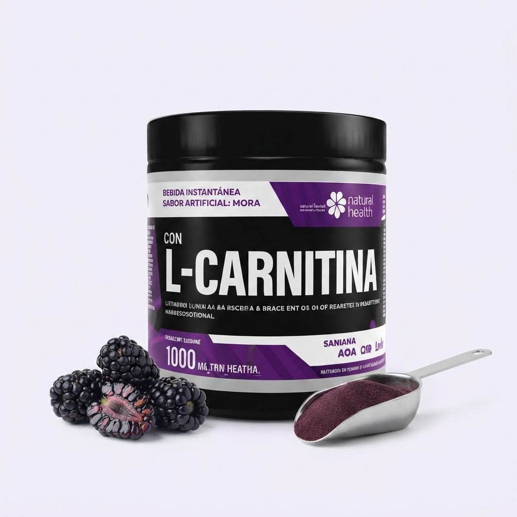 Aumenta tu energía y mejora tu rendimiento físico - L-Carnitina en Polvo Natural Health