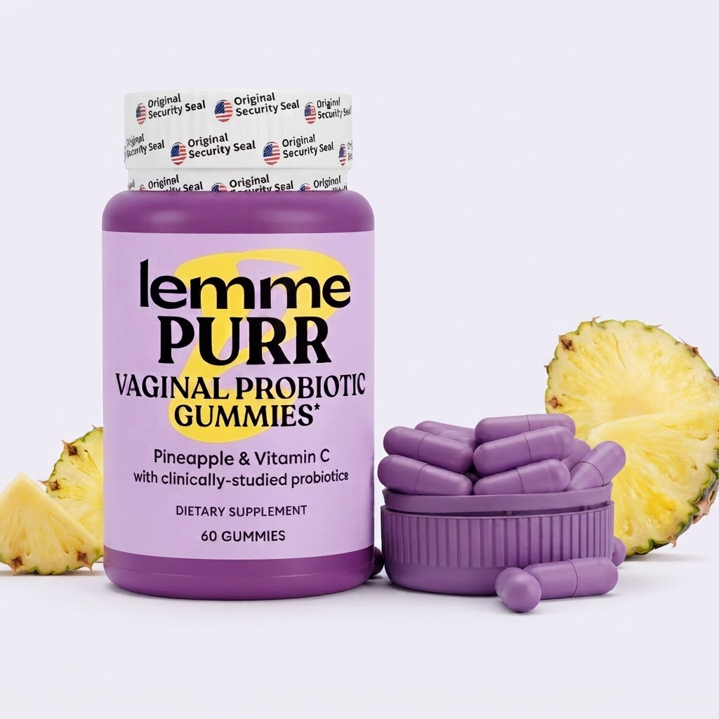 Equilibrio íntimo y frescura todos los días - Lemme PURR Probiótico Vaginal con Vitamina C