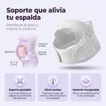 Soporte lumbar y abdominal para un embarazo más cómodo - Faja Cinturón para Embarazada