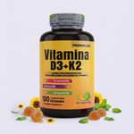 Vitamina D3 + K2 Greensofg — Huesos fuertes, corazón protegido y defensas activas en una gomita