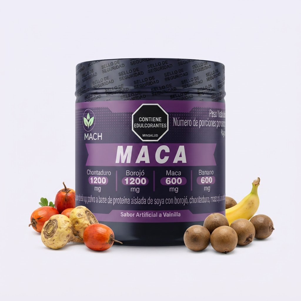 Energía, vitalidad y rendimiento físico con superalimentos colombianos - MACH Maca 500g