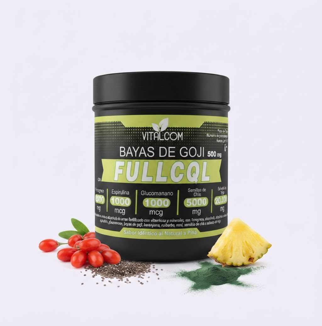 Control de peso, digestión activa y saciedad natural - FULLCQL Bayas de Goji 500g