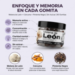 Memoria, concentración y bienestar mental en formato gomita - Melena de León Zupi 60 Gomas