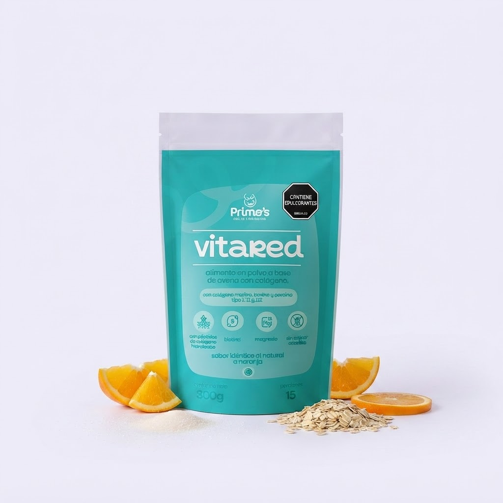 Colágeno, avena y magnesio para piel, articulaciones y energía - Vitared 300g Primo's