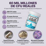 60 mil millones de CFU para una digestión sana y microbiota equilibrada - Probiotic 60B Physician's Choice 30 cápsulas