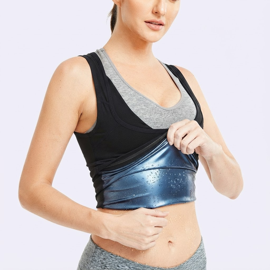 Suda más, moldea tu figura y luce una silueta plana desde el primer uso - Camiseta Osmotex Térmica Reductora Mujer