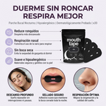 Reduce los ronquidos, mejora el sueño y promueve la respiración nasal - Parche Bucal Mouth Tape x30