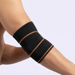 Alivia el dolor de codo, reduce la inflamación y estabiliza la articulación - Codera de Compresión Copper Elbow Support LC-005