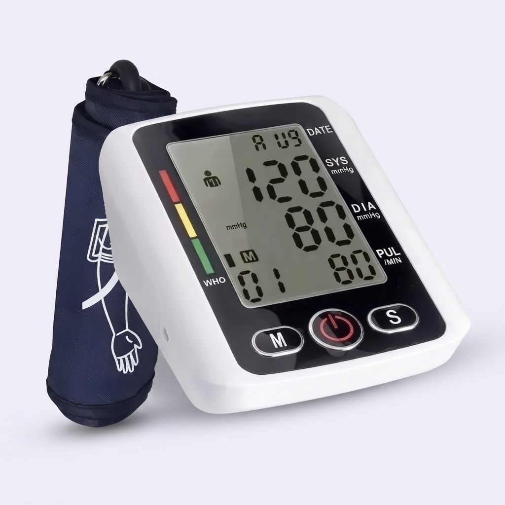 Controla tu presión arterial en casa con precisión clínica - Tensiómetro Digital de Brazo con Pantalla LCD Grande