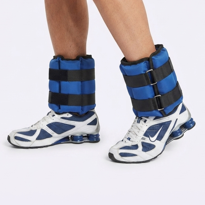 Tonifica piernas, brazos y mejora tu resistencia con carga extra en cada movimiento - Pesas Tobilleras y Muñequeras 2 kg Par