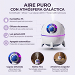 Humidifica, difunde aromas y decora con luz galaxia - Humidificador Difusor Galaxy Space Capsule 220ml USB
