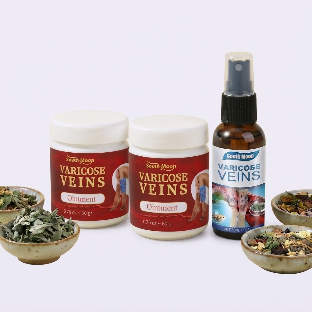 Mejora la apariencia de tus piernas con cuidado venoso natural - Combo Ungüento Varicose Veins x2 + Spray x1