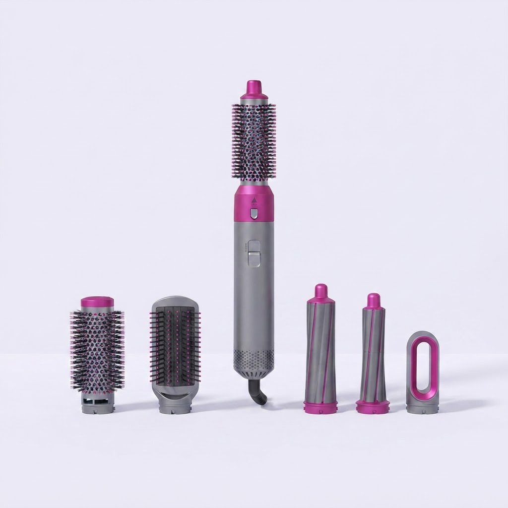 Riza, Alisa y Seca tu Cabello en un Solo Paso - Cepillo Secador 5 en 1