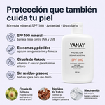 Protección Solar de Alta Potencia - YANAY Protector Solar Mineral SPF 100