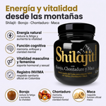 Energía, Vitalidad y Bienestar Natural - Shilajit Jalea con Borojo, Chontaduro y Maca