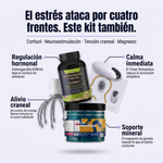 Kit Antiestrés Completo: Ashwagandha + Pulse Stimulation + Pulpo Masajeador + Magnesio ZupiPro