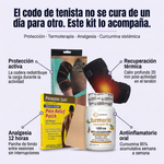 Kit Codo: Codera Copper + Venda Térmica + Parche Paingone + Turmeric Curcumin
