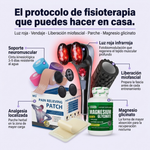 Kit Recuperación Pro: Masajeador B2000 + Cinta Kinesiológica + Rodillo + Parche Herbal + Magnesio Glycinate