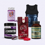 Kit Quema Grasa Avanzado: Termogénico + L-Carnitina + Berberina + Control de Apetito + Camiseta Térmica