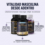 Kit Vitalidad Masculina: Multivitamínico Men's + Maca Negra + Shilajit